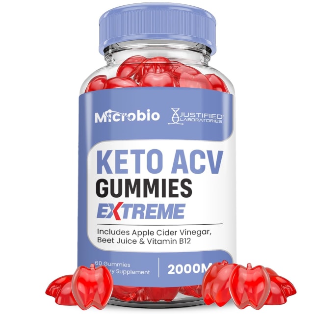 Justified Laboratories Microbio Keto ACV Gummies Extreme 2000MG Micro Bio Keto Gummies Apple Cider V