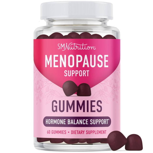 Menopause Support Gummies | Hormone Balance Relief for Hot Flashes, Night Sweats, Mood Swings, & Blo