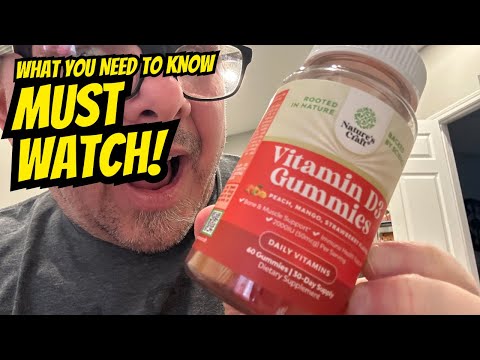 Are Vitamin D Gummies Really Better Than Pills? Nature's Craft Vitamin D3 Gummies Review.